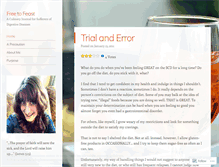 Tablet Screenshot of freetofeast.wordpress.com