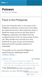 Mobile Screenshot of palawan.wordpress.com