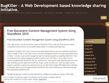 Tablet Screenshot of dotnetjquerymvcbugkiller.wordpress.com