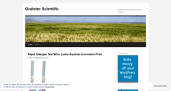 Desktop Screenshot of graintecscientific.wordpress.com