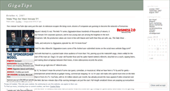 Desktop Screenshot of gigatips.wordpress.com