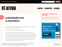 Tablet Screenshot of feativa.wordpress.com