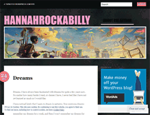 Tablet Screenshot of hannahrockabilly.wordpress.com