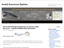Tablet Screenshot of anota2.wordpress.com