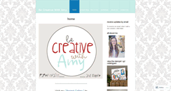 Desktop Screenshot of becreativewithamy.wordpress.com