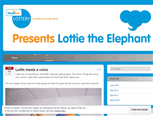 Tablet Screenshot of lottietheelephant.wordpress.com