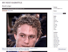 Tablet Screenshot of mynexthair.wordpress.com