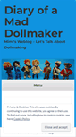 Mobile Screenshot of maddollmaker.wordpress.com