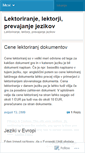 Mobile Screenshot of lektoriranje.wordpress.com