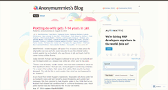 Desktop Screenshot of anonymummies.wordpress.com