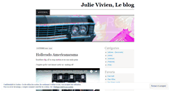 Desktop Screenshot of julievivien.wordpress.com