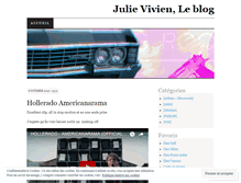 Tablet Screenshot of julievivien.wordpress.com