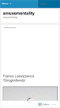 Mobile Screenshot of amusementality.wordpress.com