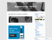 Tablet Screenshot of biometriccityparis11.wordpress.com