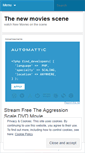 Mobile Screenshot of newmoviescene.wordpress.com