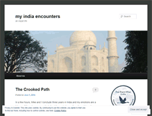 Tablet Screenshot of myindiaencounters.wordpress.com