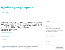 Tablet Screenshot of digitalphotographyequipmenteu.wordpress.com