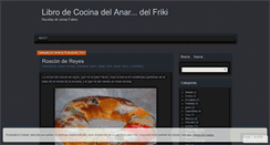 Desktop Screenshot of librodecocinafriki.wordpress.com