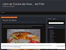 Tablet Screenshot of librodecocinafriki.wordpress.com