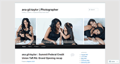 Desktop Screenshot of anagiltaylorphotography.wordpress.com