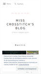 Mobile Screenshot of misscrossstitch.wordpress.com