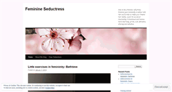 Desktop Screenshot of feminineseductress.wordpress.com