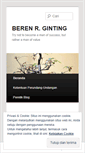 Mobile Screenshot of ginbres.wordpress.com