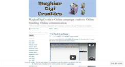 Desktop Screenshot of maghiardigicreatics.wordpress.com