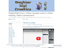 Tablet Screenshot of maghiardigicreatics.wordpress.com