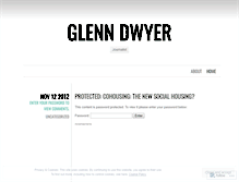 Tablet Screenshot of glenndwyer.wordpress.com