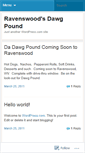 Mobile Screenshot of dadawgpound.wordpress.com