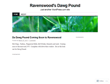 Tablet Screenshot of dadawgpound.wordpress.com