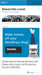 Mobile Screenshot of desarrollolocalflacso.wordpress.com