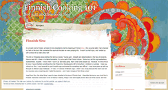 Desktop Screenshot of finnishcooking101.wordpress.com