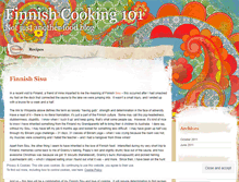 Tablet Screenshot of finnishcooking101.wordpress.com