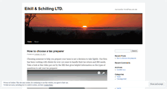 Desktop Screenshot of eikillschilling.wordpress.com