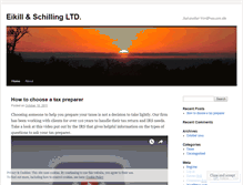 Tablet Screenshot of eikillschilling.wordpress.com