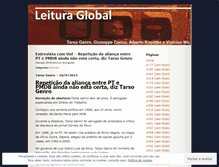 Tablet Screenshot of leituraglobal.wordpress.com