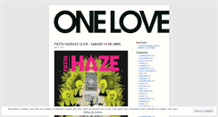 Desktop Screenshot of iloveonelove.wordpress.com