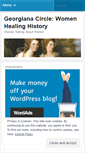 Mobile Screenshot of georgianacircle.wordpress.com