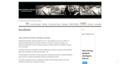 Desktop Screenshot of apfadvogados.wordpress.com