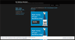 Desktop Screenshot of fabilouslibrarian.wordpress.com