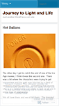 Mobile Screenshot of journeytolightandlife.wordpress.com