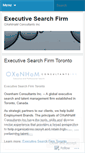Mobile Screenshot of executivesearchfirm.wordpress.com