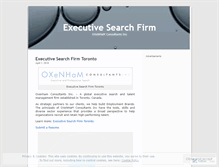 Tablet Screenshot of executivesearchfirm.wordpress.com