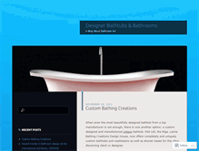 Tablet Screenshot of designerbathtubs.wordpress.com