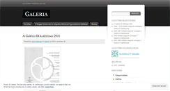 Desktop Screenshot of grafikagaleria.wordpress.com