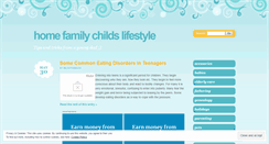 Desktop Screenshot of familyandchild.wordpress.com