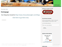 Tablet Screenshot of missoulianangler.wordpress.com