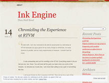 Tablet Screenshot of inkengine.wordpress.com